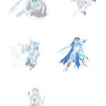 参加者さんのPCのイラスト描き始めました。