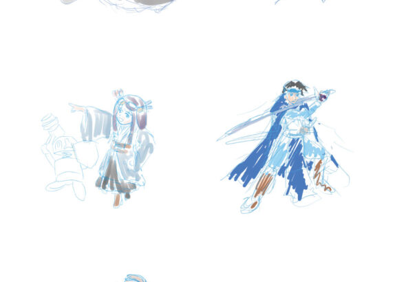 参加者さんのPCのイラスト描き始めました。